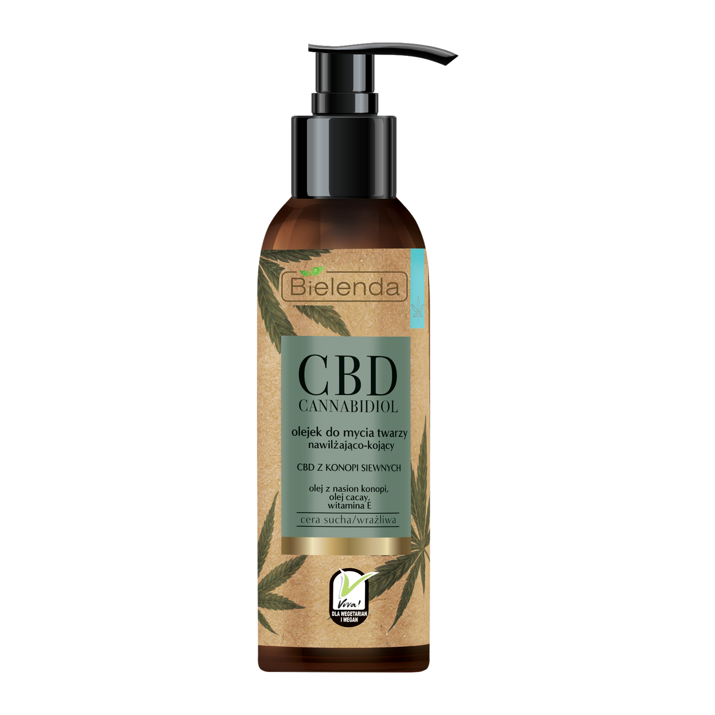 CBD Cannabidiol Gesichtswaschöl aus CBD-Hanf - trocken, empfindlich 140 ml