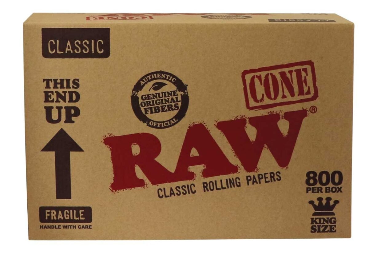 800x RAW PREROLLED KING SIZE CONE 109mm – Bild 2
