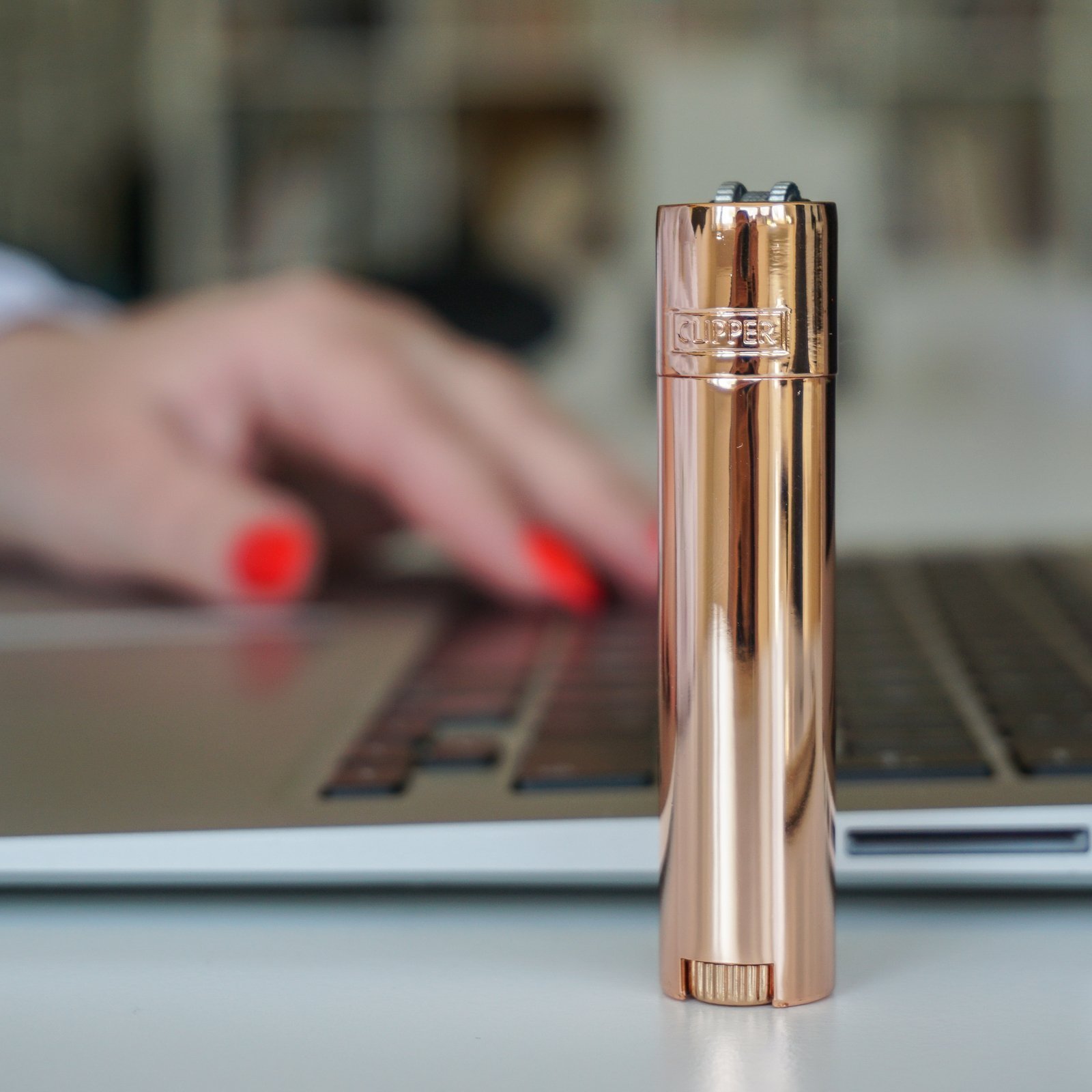 Zapalniczka Clipper Metalowy Rose Gold – Bild 2