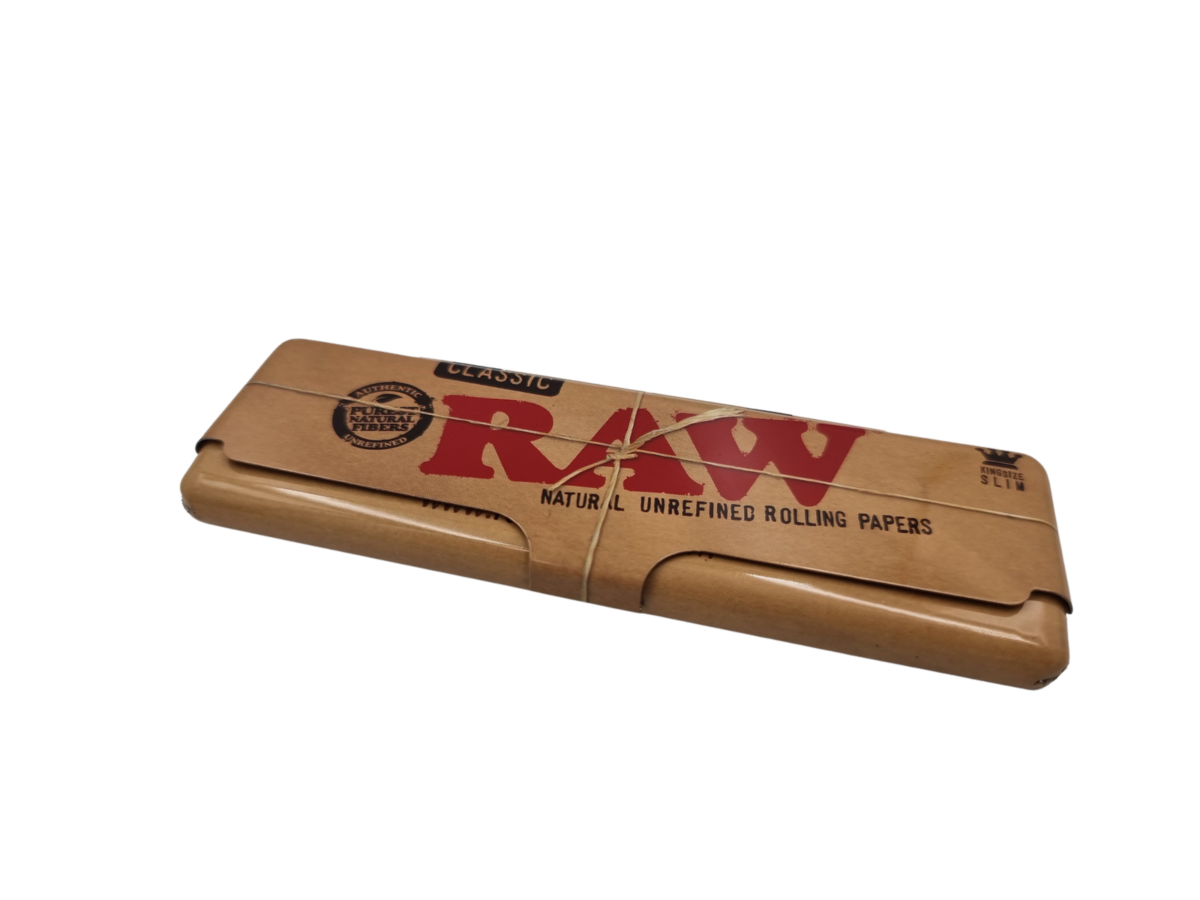 RAW Etui aus Metall für King Size Rolling Papers