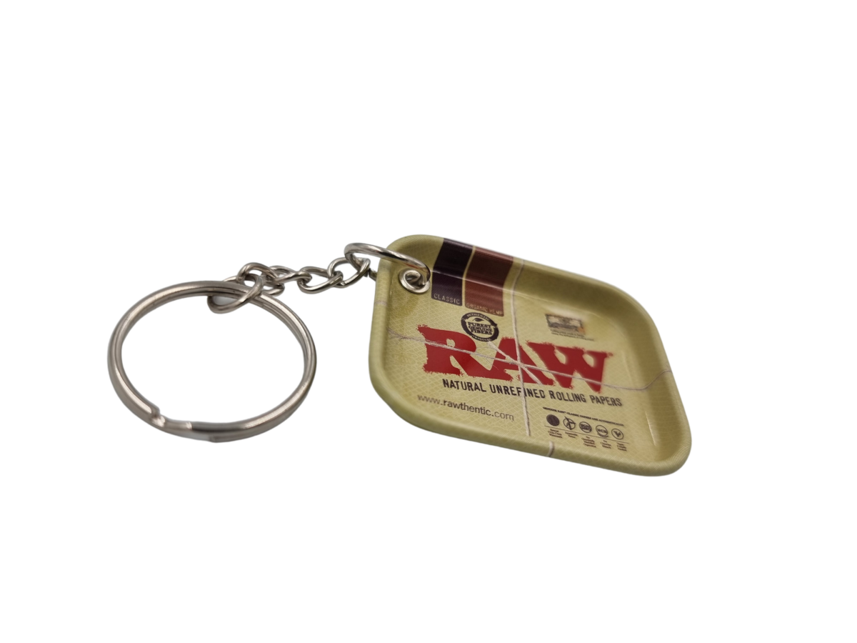 Mini-Schlüsselanhänger aus Metall RAW Rolling Tablett