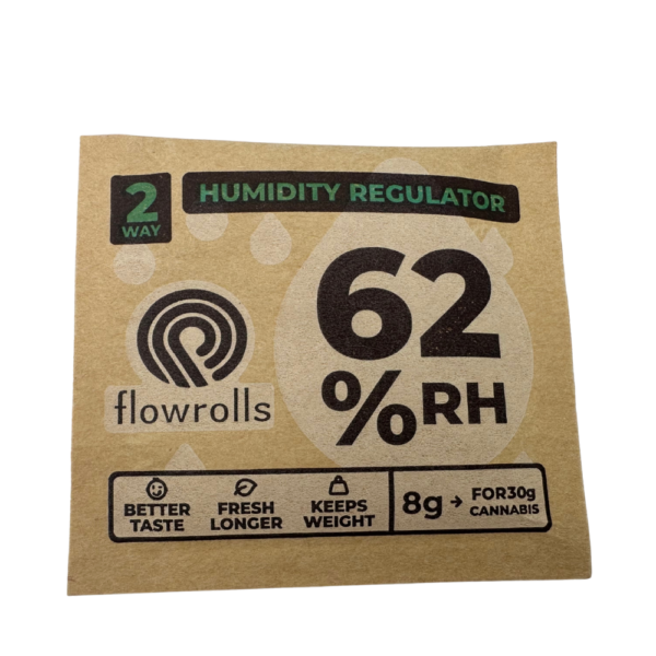 Feuchtigkeitsregulator Flowrolls 62% - 8g für 30g Kräuter