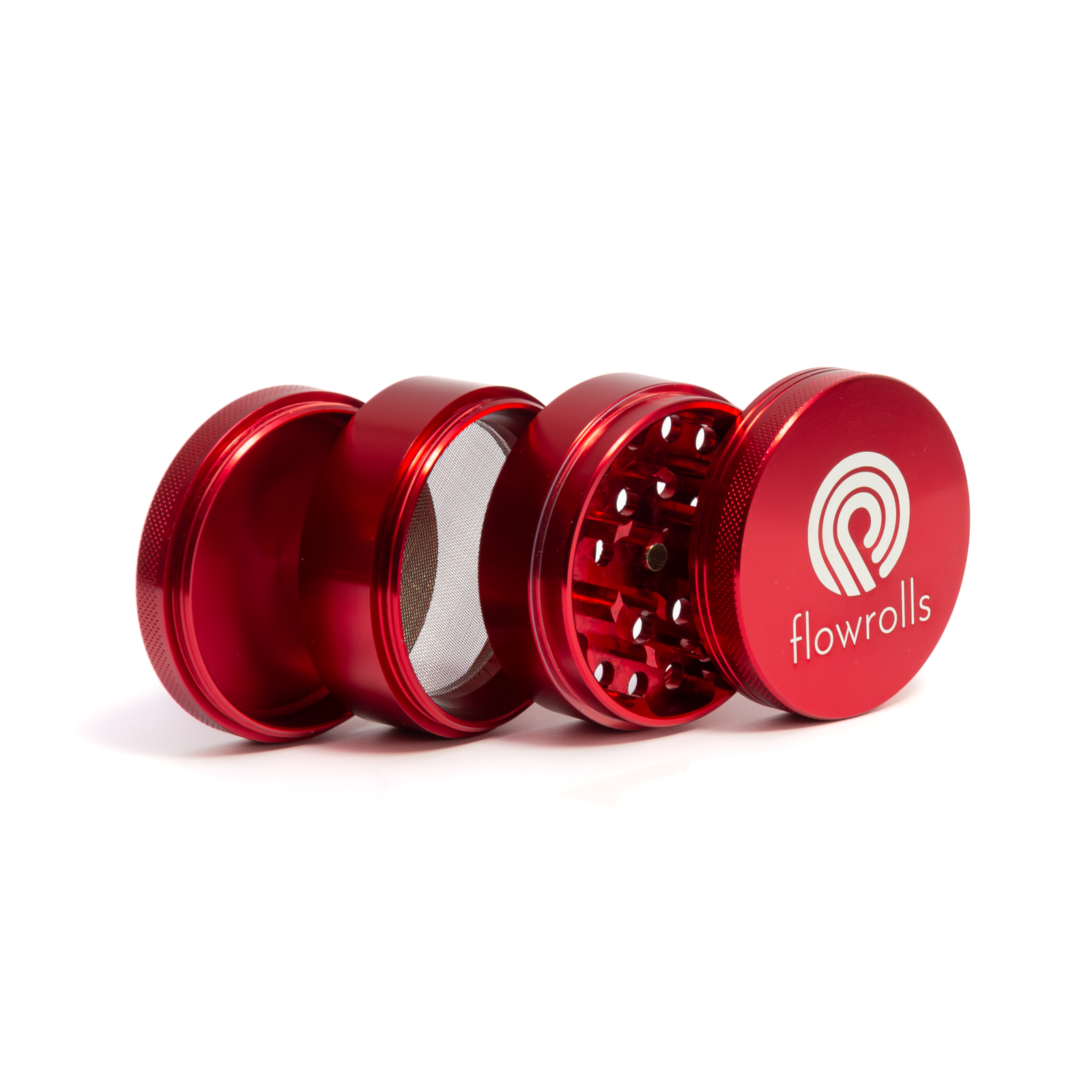 Flowrolls Schleifmaschine 63 mm Rot 4 Stück